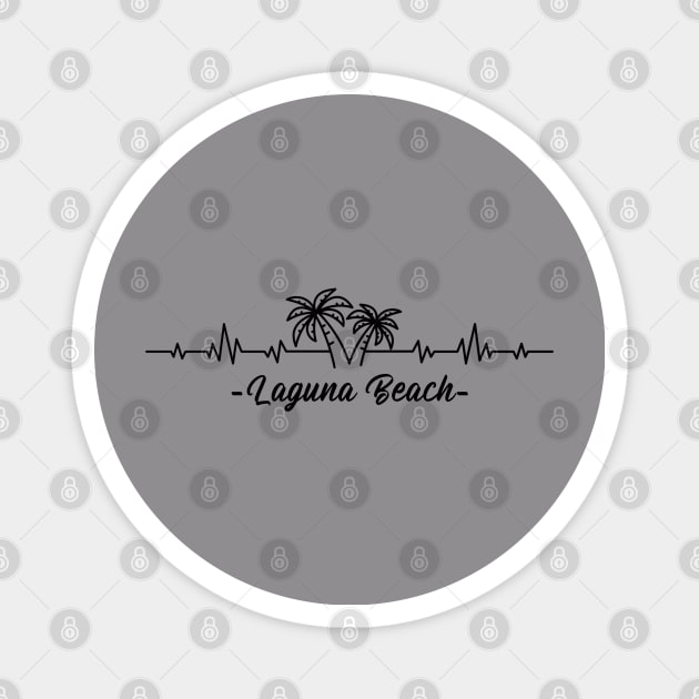 Laguna Beach - Hearbeat Magnet by HROC Gear & Apparel